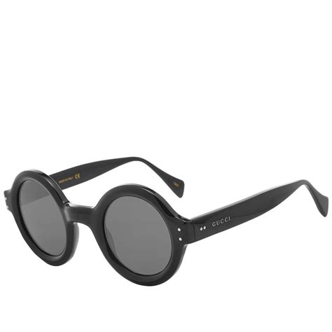 gucci round frame mens sunglasses|gucci sunglasses for round face.